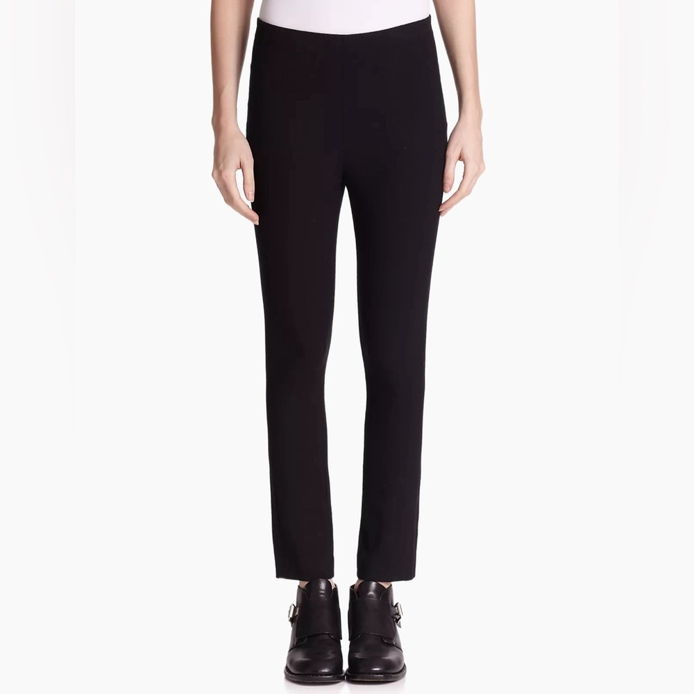 RAG & BONE Simone Black Pull On Cropped Slim Fit Dress Pants 6 - Picture 2 of 7